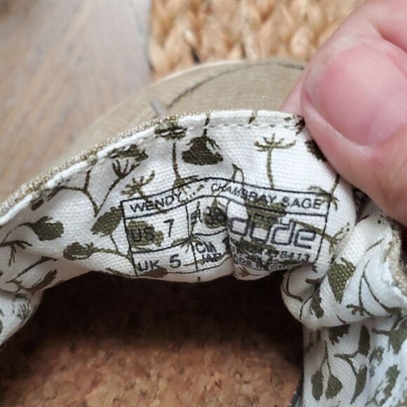 Hey Dude Women’s Wendy's,  Chambray Sage, Size 7 - Picture 7 of 8